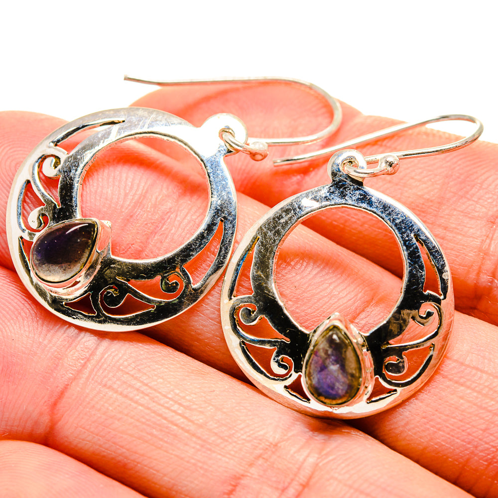 Labradorite Earrings handcrafted by Anasilvercos - EARR413015