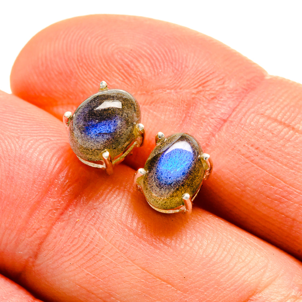 Labradorite Earrings handcrafted by Anasilvercos - EARR413024