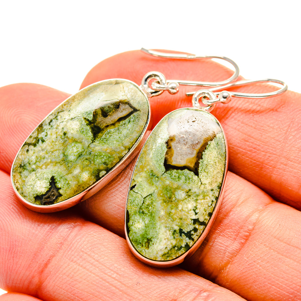 Rainforest Opal Earrings handcrafted by Anasilvercos - EARR413098