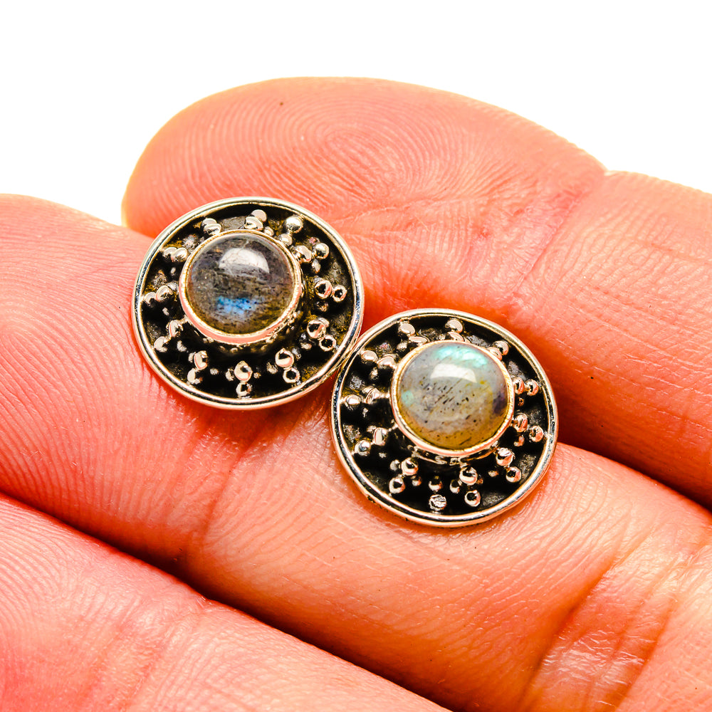 Labradorite Earrings handcrafted by Anasilvercos - EARR413167