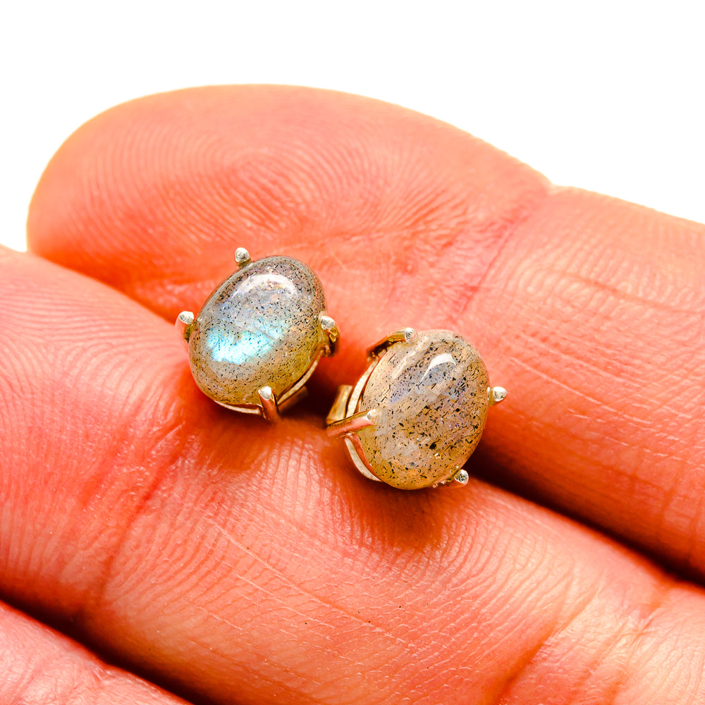 Labradorite Earrings handcrafted by Anasilvercos - EARR413184