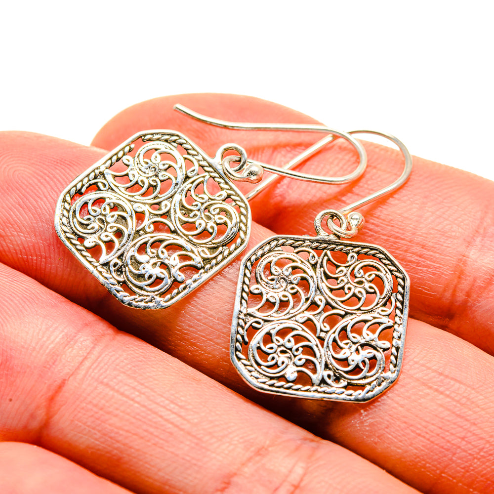 Filigree Earrings handcrafted by Anasilvercos - EARR413205