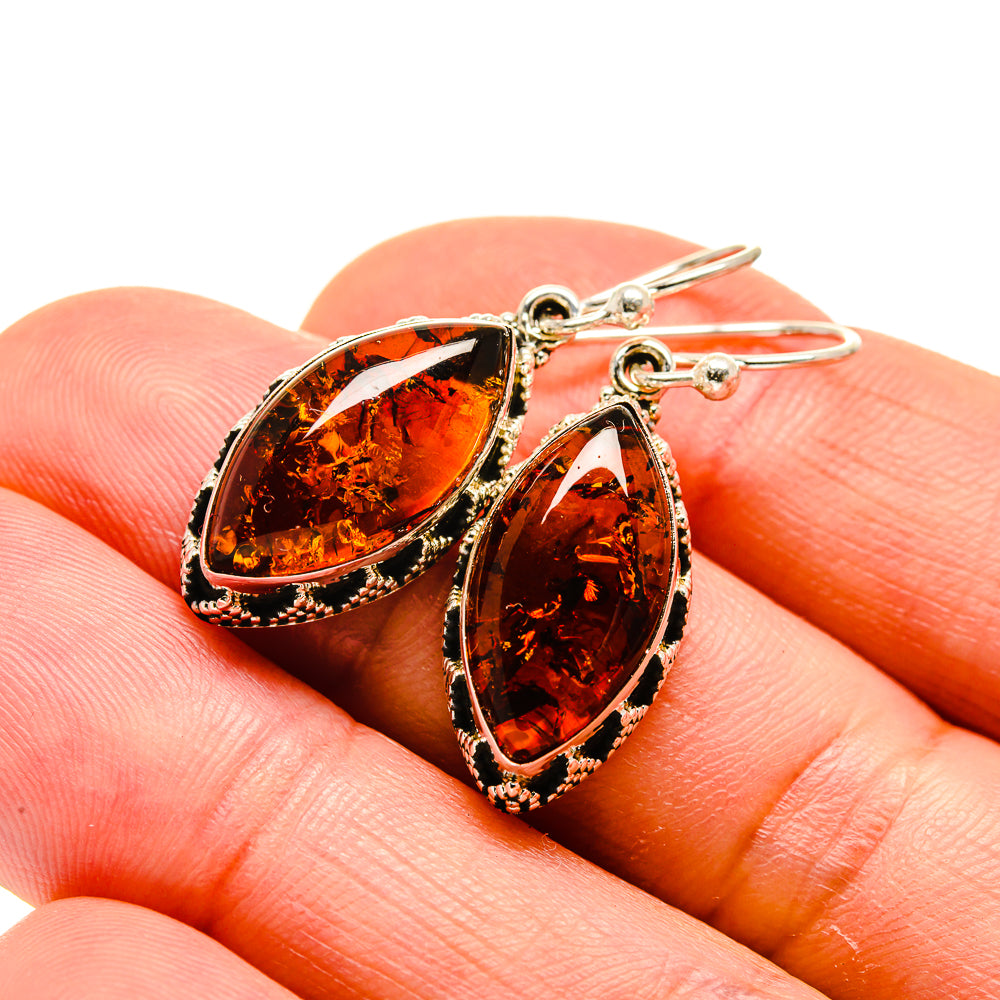 Baltic Amber Earrings handcrafted by Anasilvercos - EARR413228
