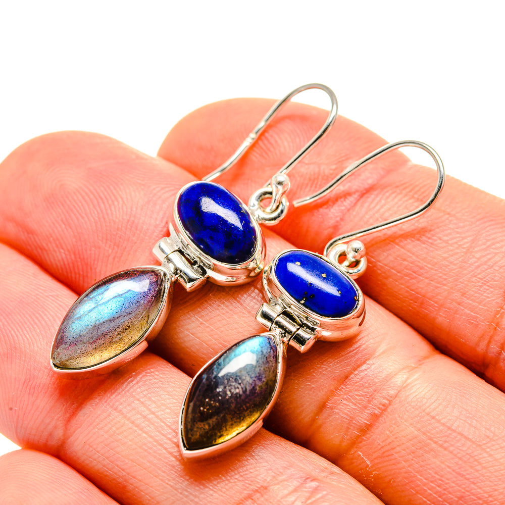 Labradorite Earrings handcrafted by Anasilvercos - EARR413240