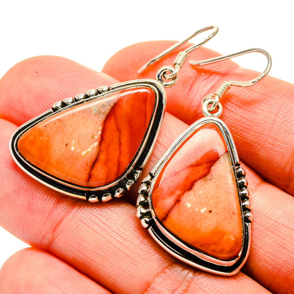 Mookaite Earrings handcrafted by Anasilvercos - EARR413254