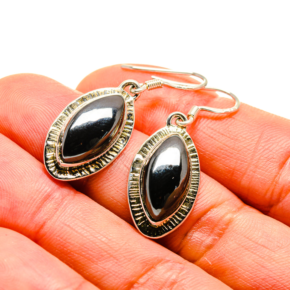 Hematite Earrings handcrafted by Anasilvercos - EARR413255