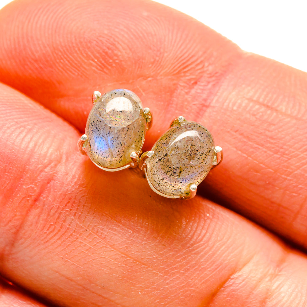 Labradorite Earrings handcrafted by Anasilvercos - EARR413263