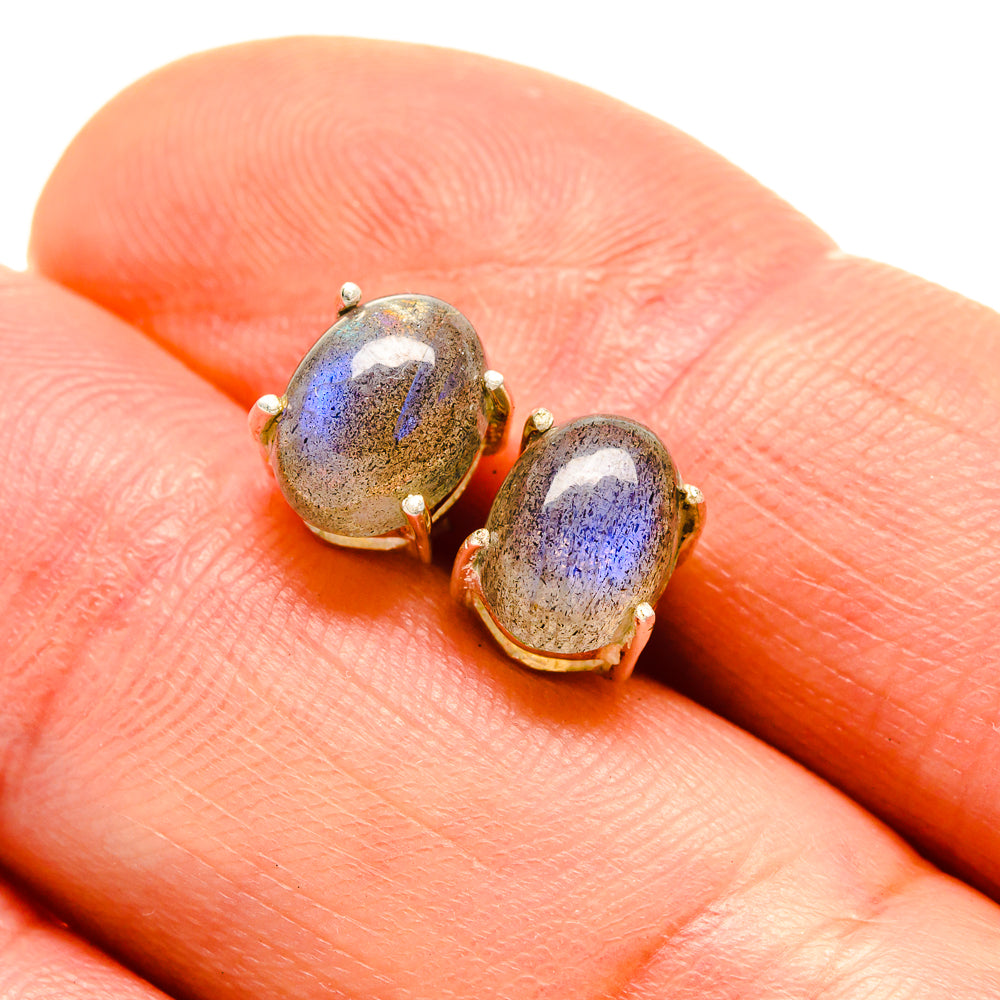 Labradorite Earrings handcrafted by Anasilvercos - EARR413268