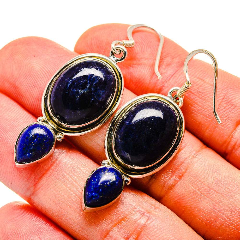Sodalite Earrings handcrafted by Anasilvercos - EARR413271