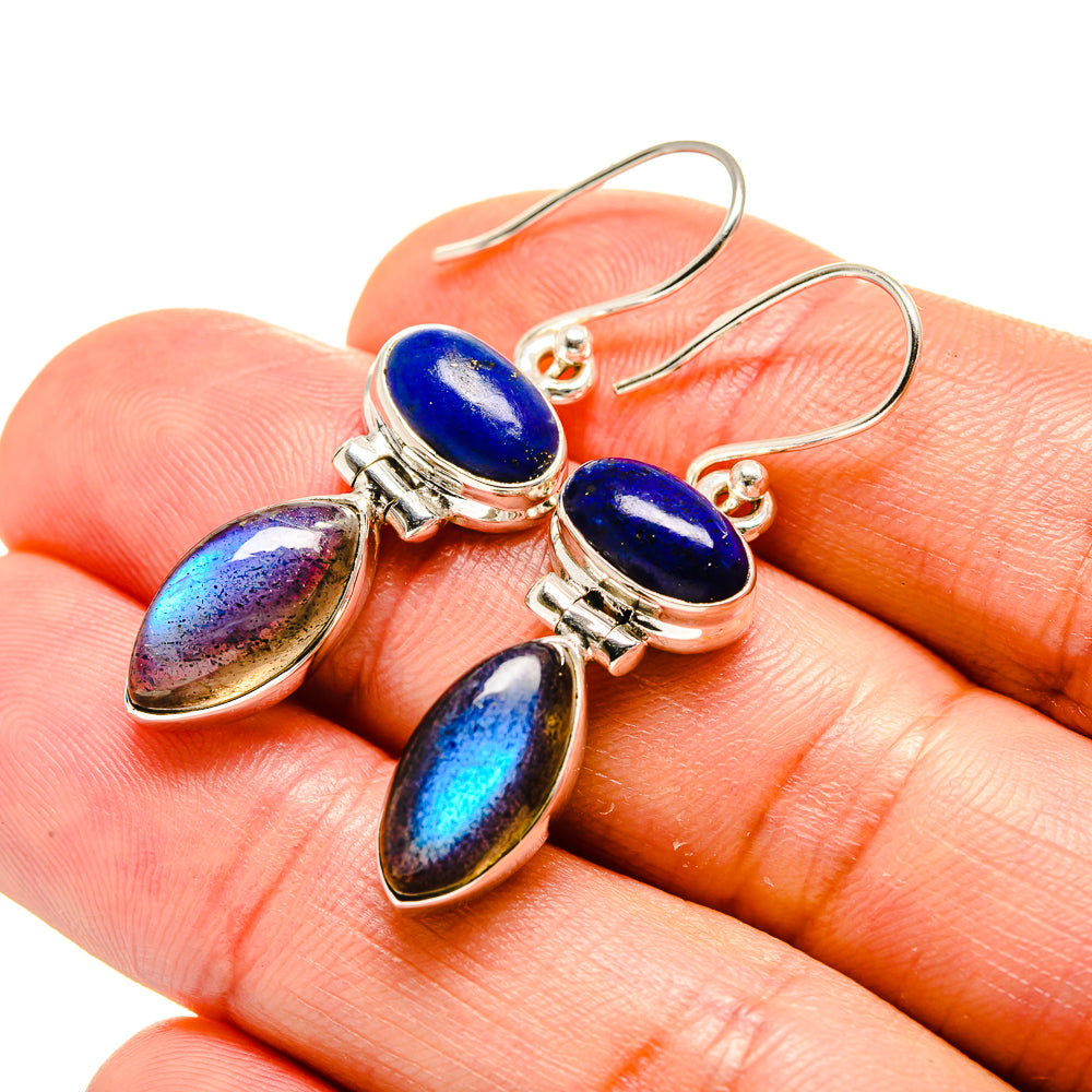 Labradorite Earrings handcrafted by Anasilvercos - EARR413282