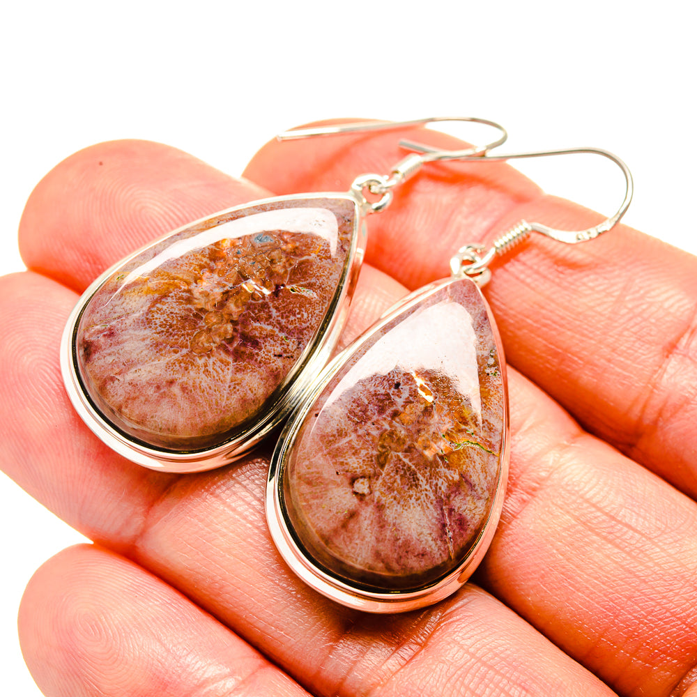 Mookaite Earrings handcrafted by Anasilvercos - EARR413288