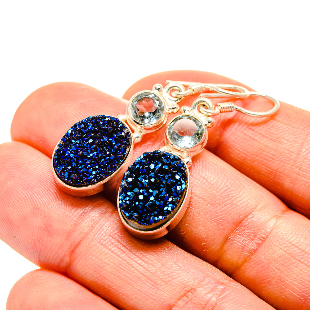 Titanium Druzy Earrings handcrafted by Anasilvercos - EARR413329