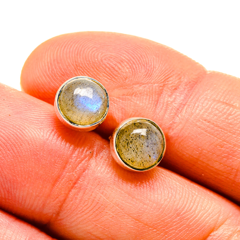 Labradorite Earrings handcrafted by Anasilvercos - EARR413343