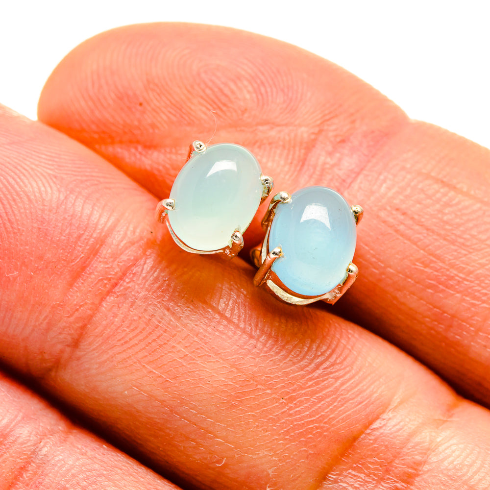 Aquamarine Earrings handcrafted by Anasilvercos - EARR413345