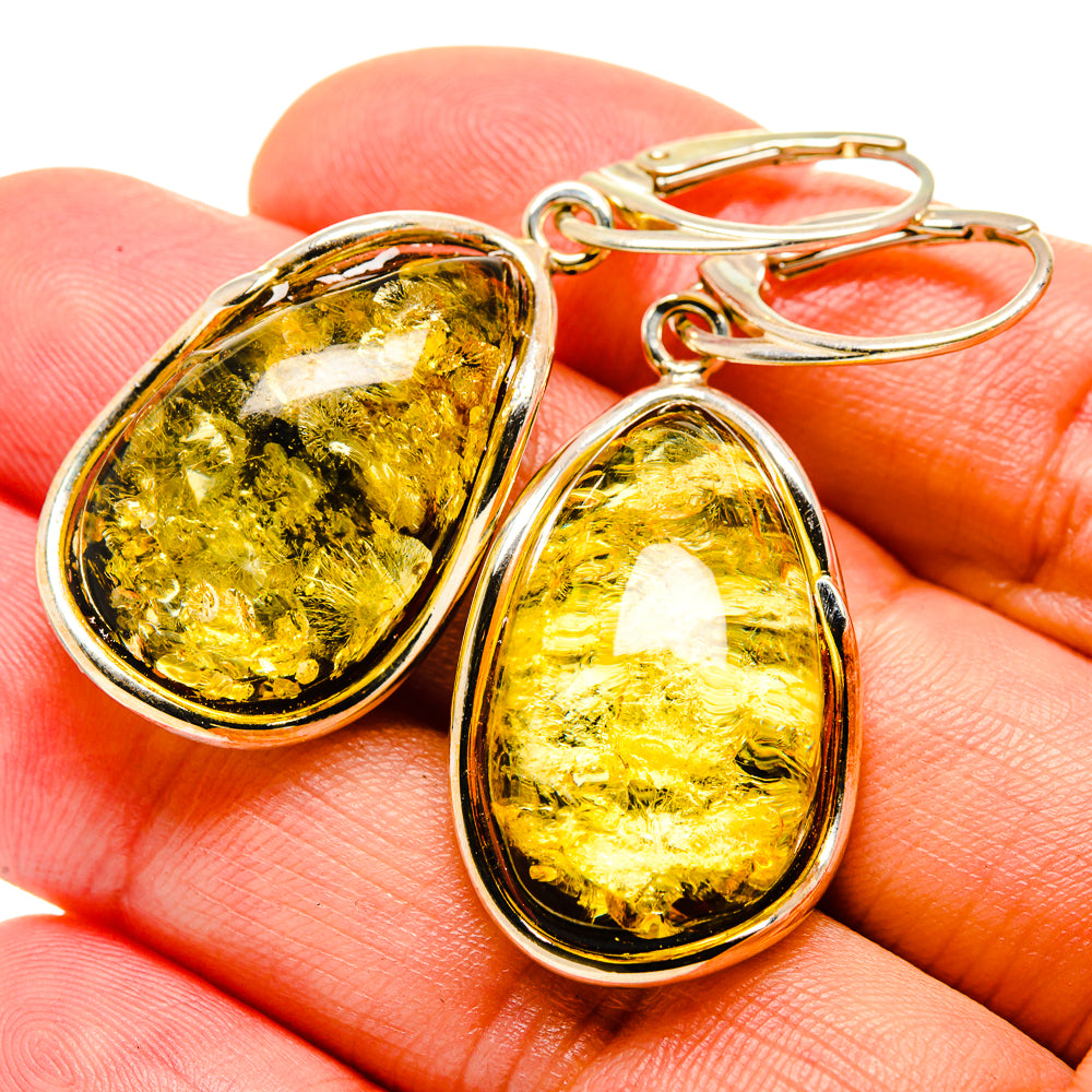 Baltic Amber Earrings handcrafted by Anasilvercos - EARR413506