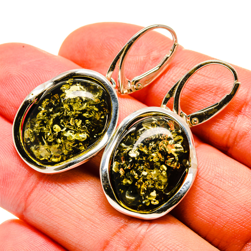 Baltic Amber Earrings handcrafted by Anasilvercos - EARR413512