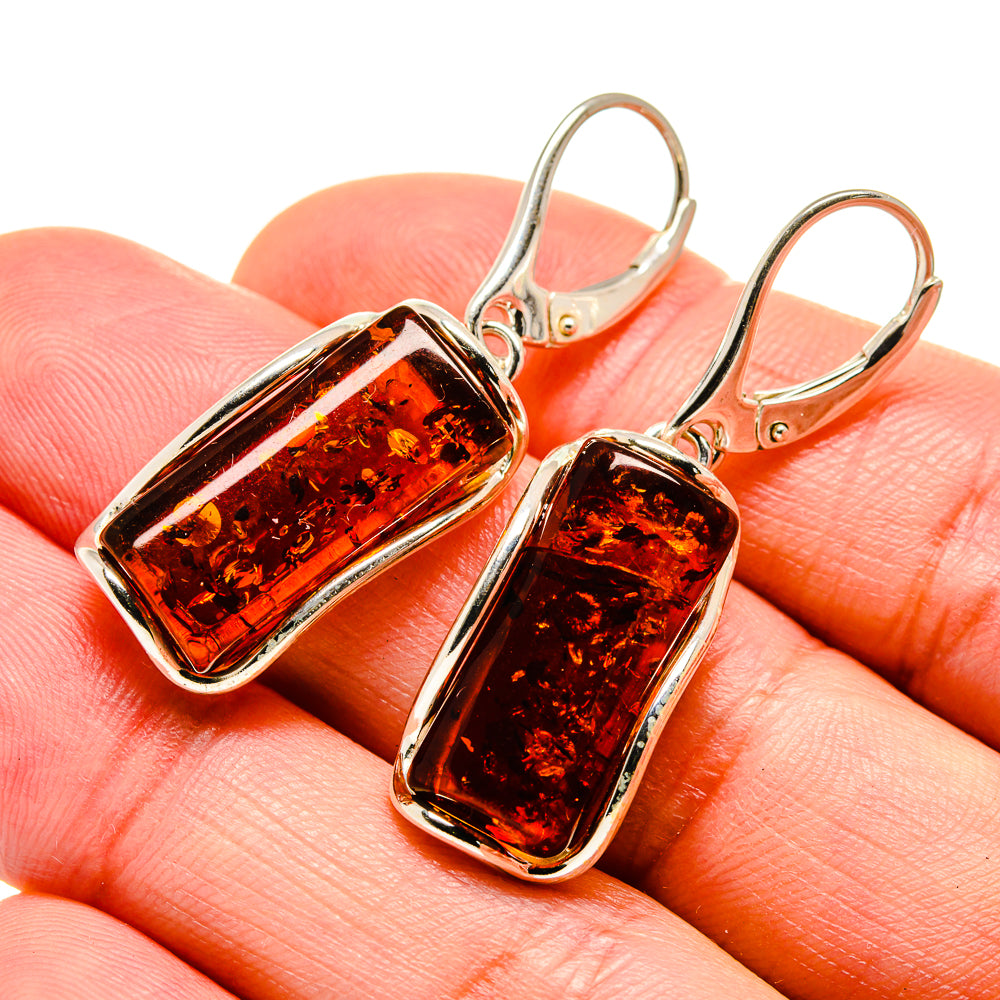 Baltic Amber Earrings handcrafted by Anasilvercos - EARR413518