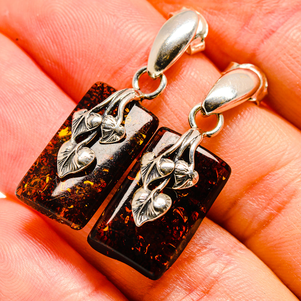 Baltic Amber Earrings handcrafted by Anasilvercos - EARR413520