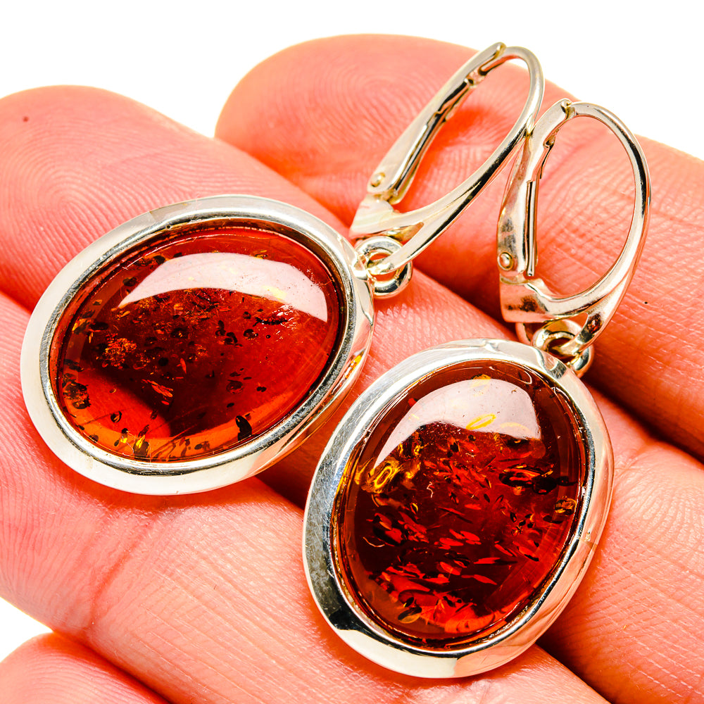 Baltic Amber Earrings handcrafted by Anasilvercos - EARR413525