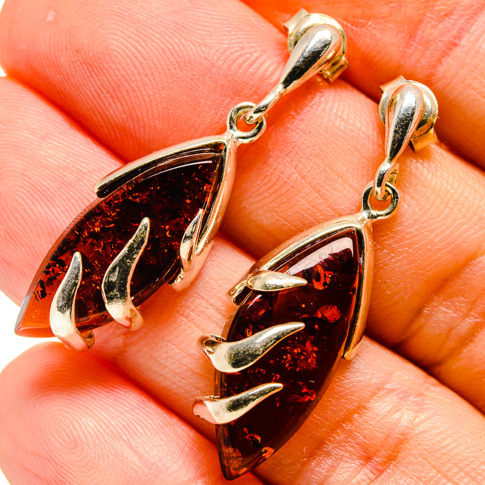 Baltic Amber Earrings handcrafted by Anasilvercos - EARR413535