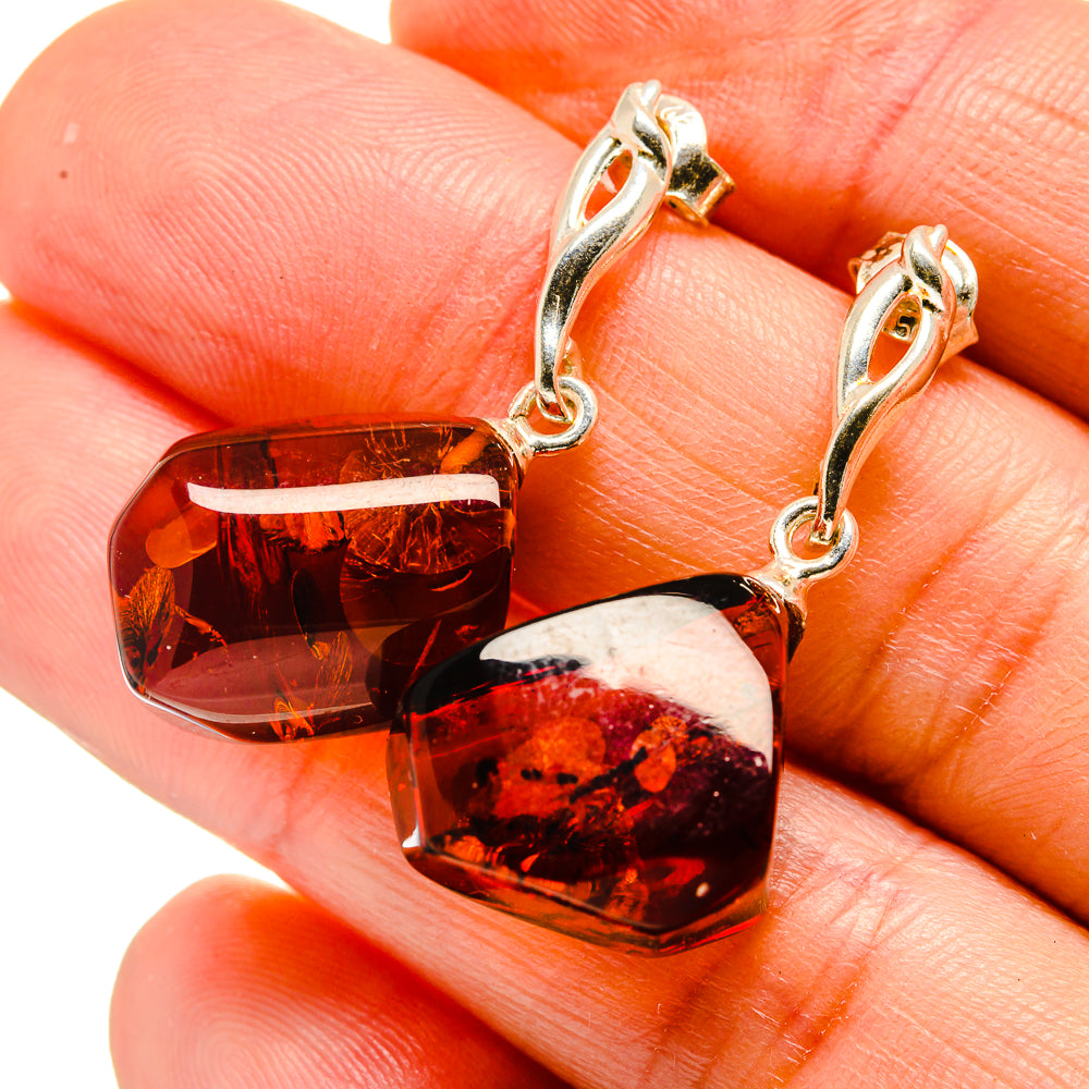 Baltic Amber Earrings handcrafted by Anasilvercos - EARR413537