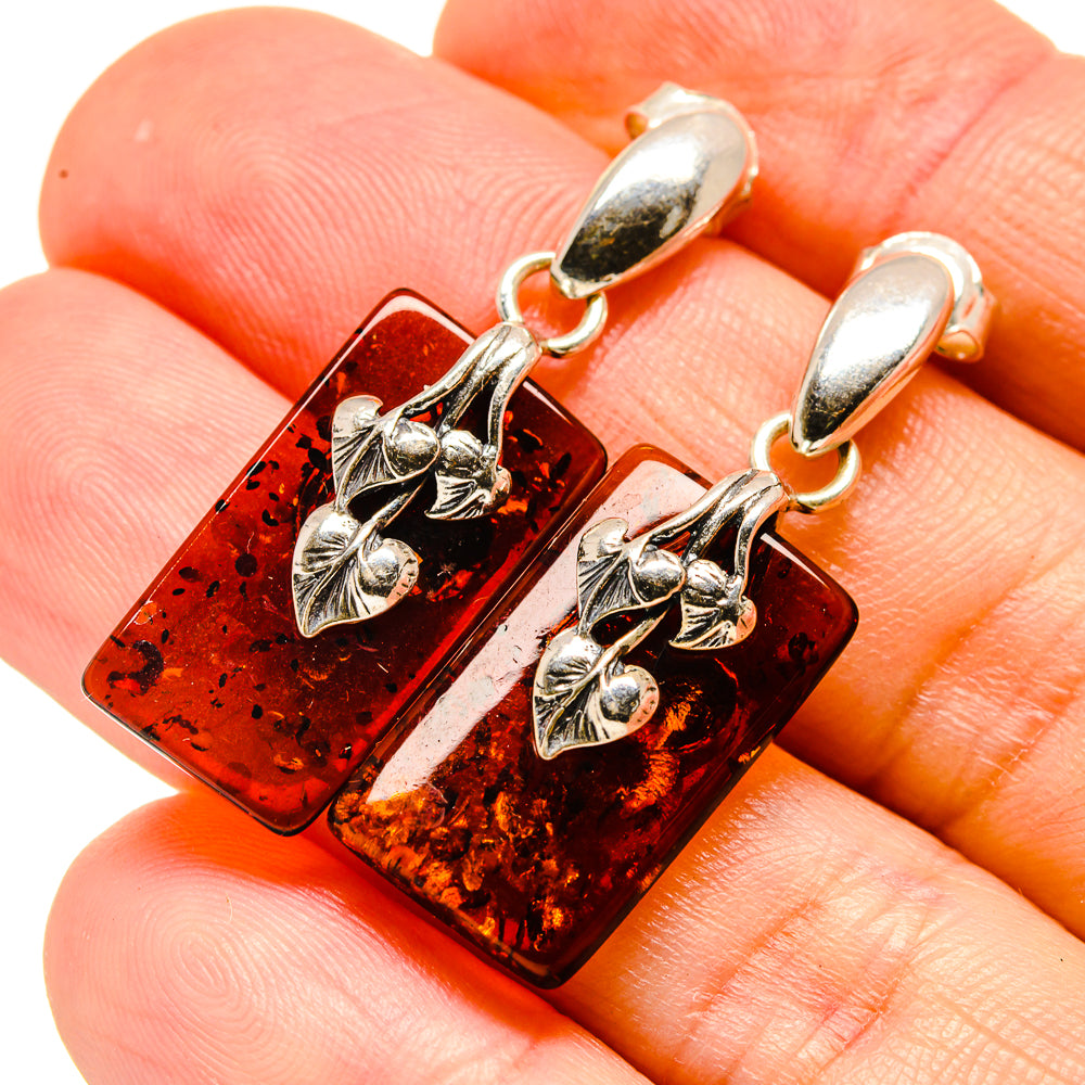 Baltic Amber Earrings handcrafted by Anasilvercos - EARR413539