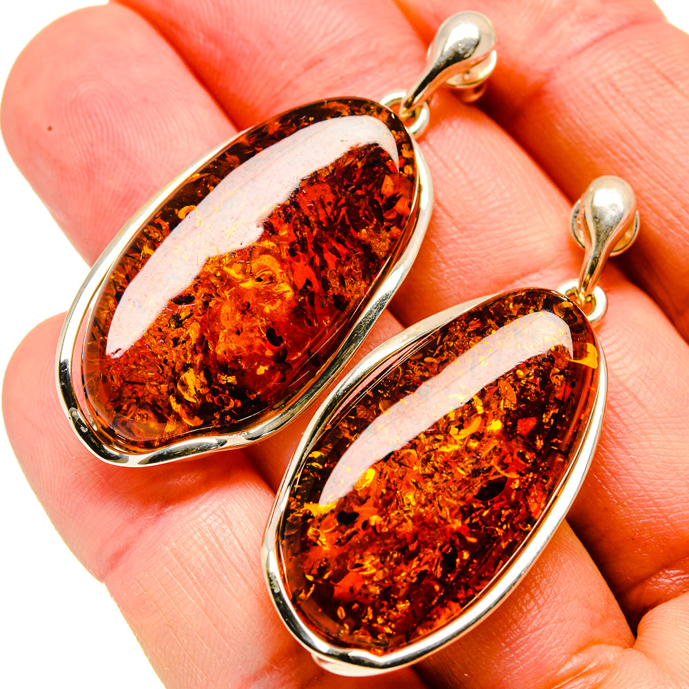 Baltic Amber Earrings handcrafted by Anasilvercos - EARR413542