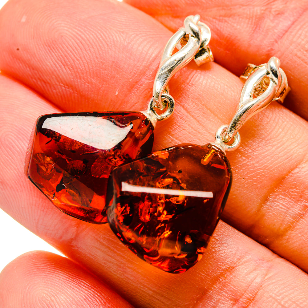 Baltic Amber Earrings handcrafted by Anasilvercos - EARR413547