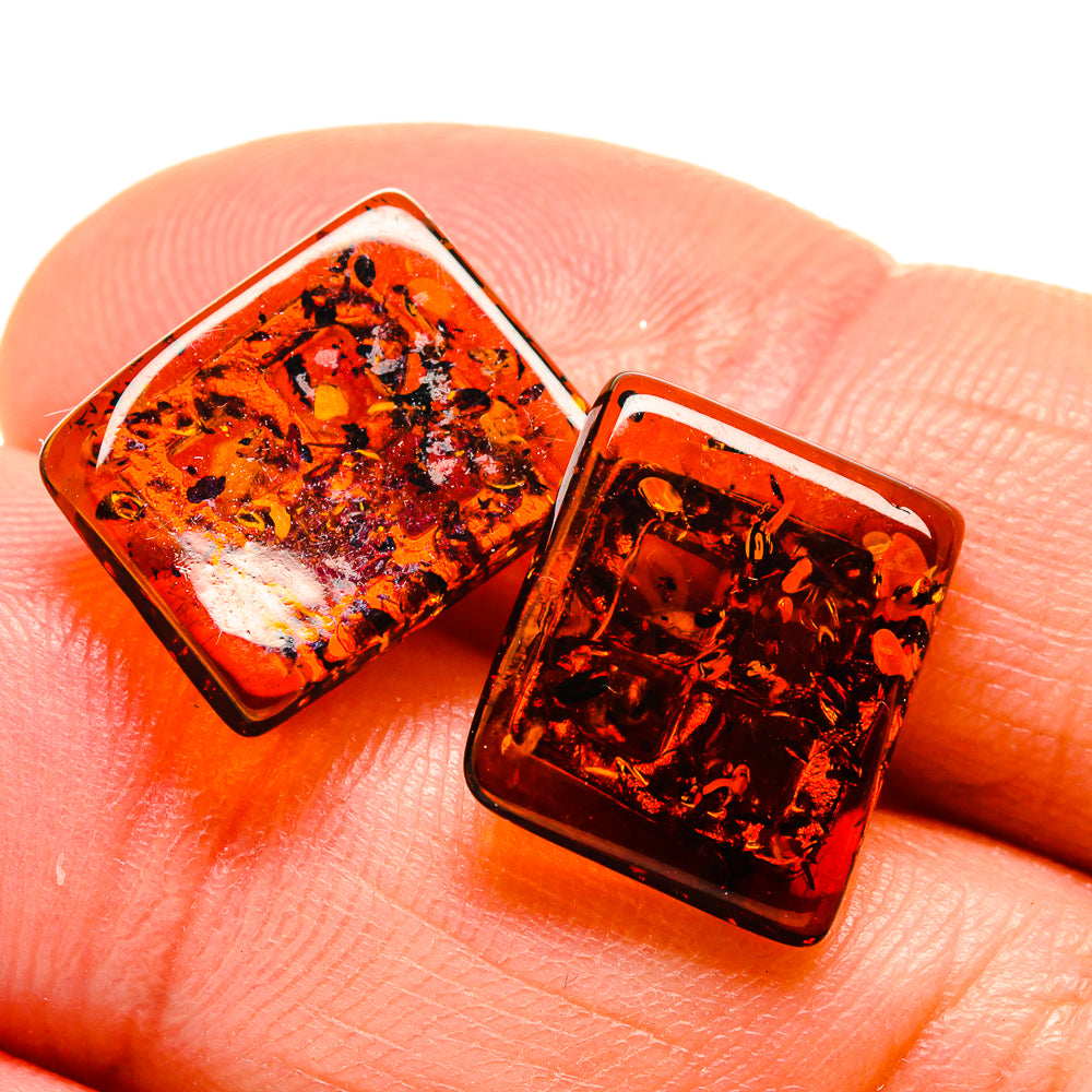 Baltic Amber Earrings handcrafted by Anasilvercos - EARR413550