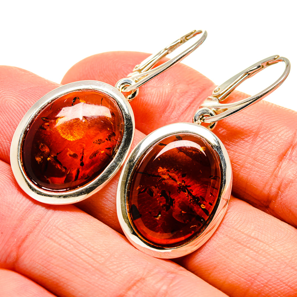 Baltic Amber Earrings handcrafted by Anasilvercos - EARR413551