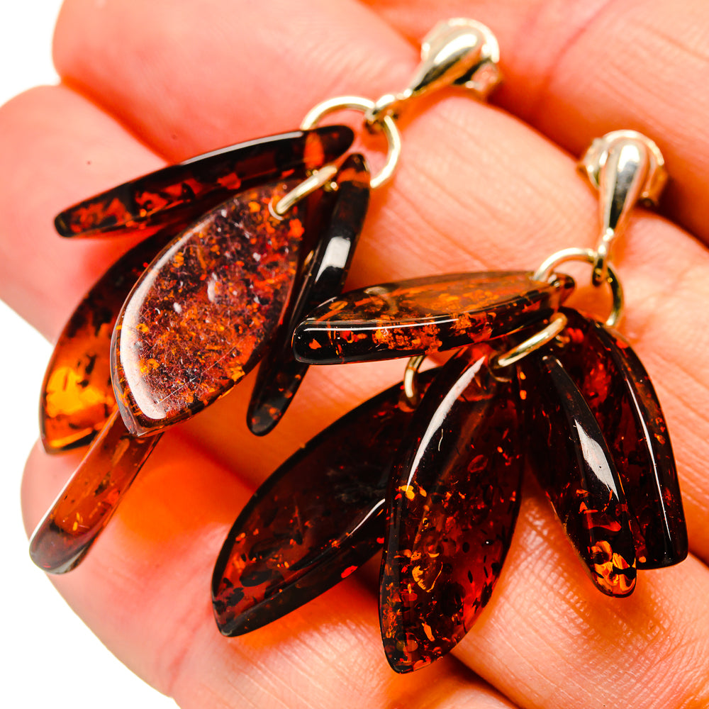 Baltic Amber Earrings handcrafted by Anasilvercos - EARR413559