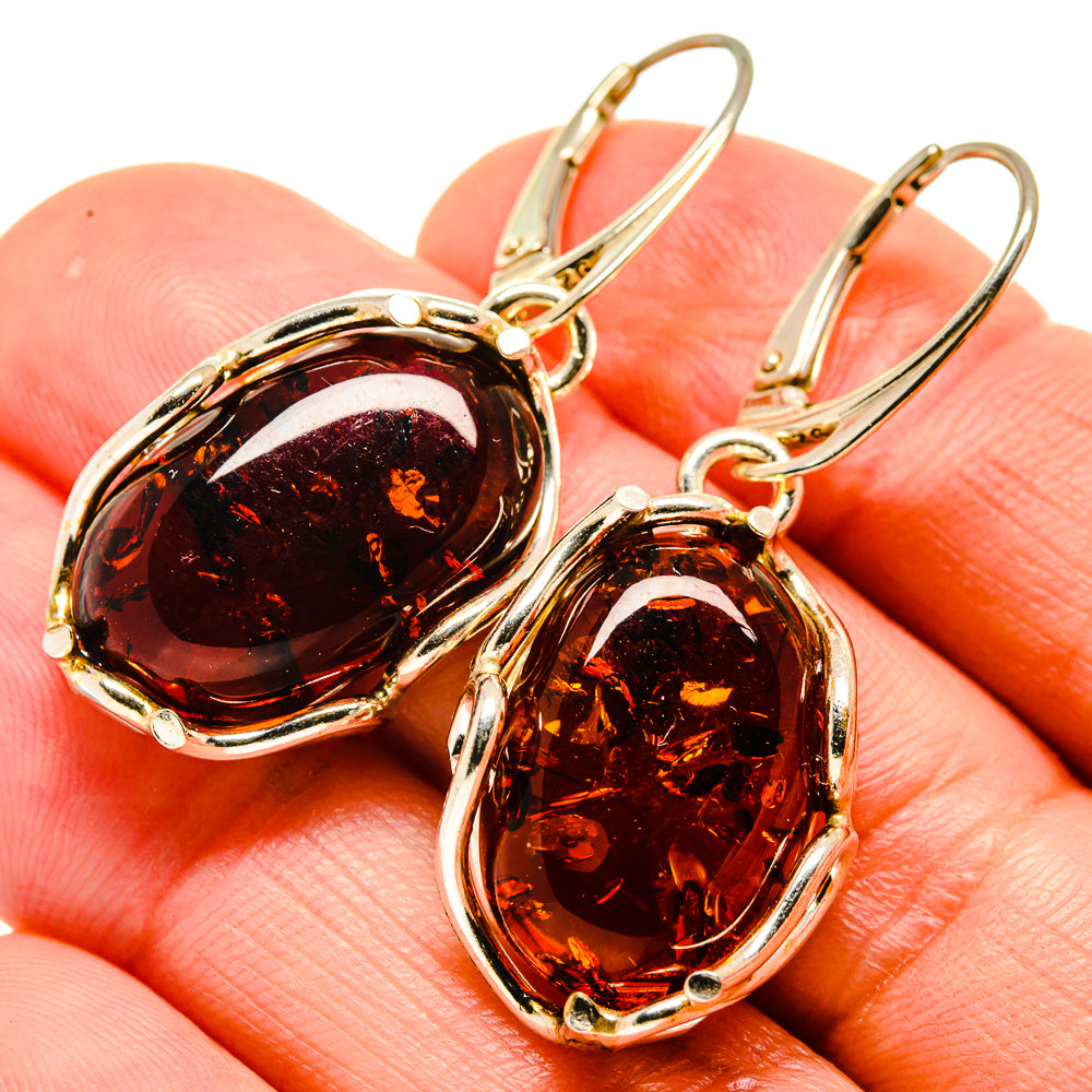 Baltic Amber Earrings handcrafted by Anasilvercos - EARR413561