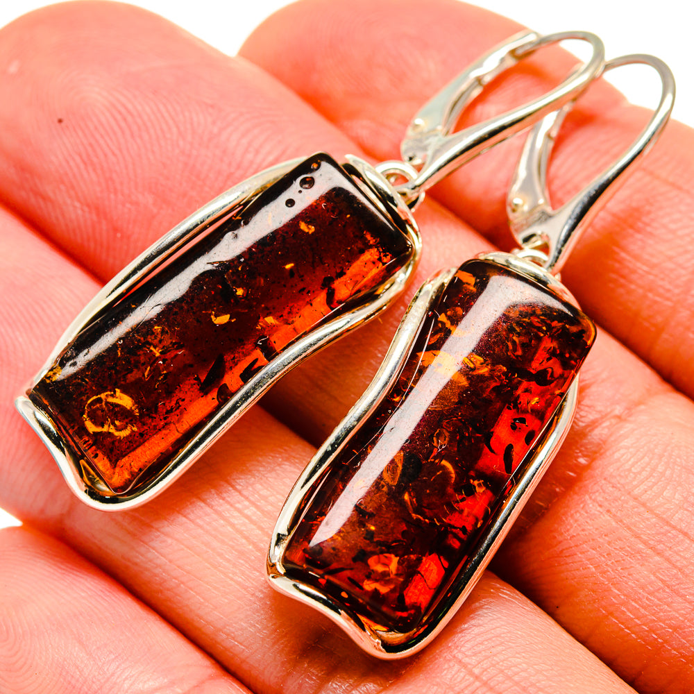 Baltic Amber Earrings handcrafted by Anasilvercos - EARR413565