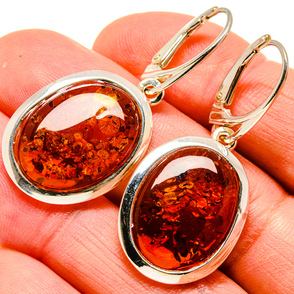 Baltic Amber Earrings handcrafted by Anasilvercos - EARR413569