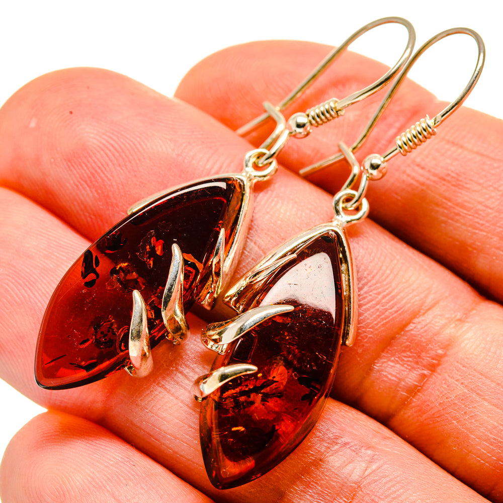Baltic Amber Earrings handcrafted by Anasilvercos - EARR413583