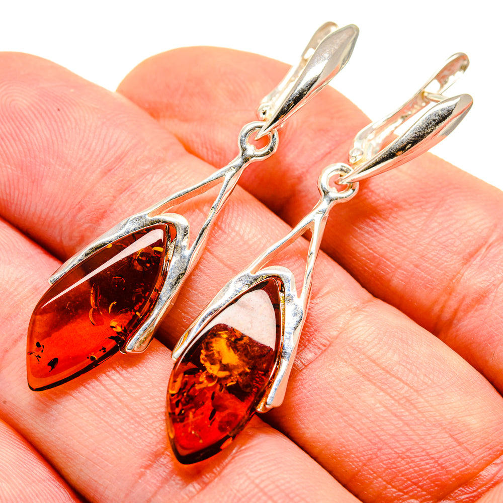 Baltic Amber Earrings handcrafted by Anasilvercos - EARR413590