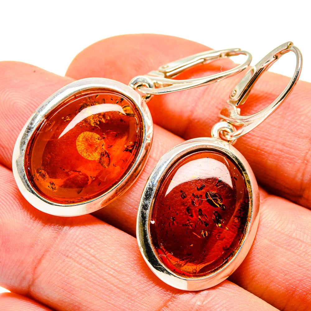 Baltic Amber Earrings handcrafted by Anasilvercos - EARR413591