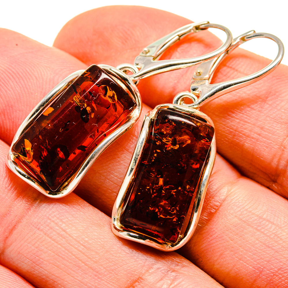 Baltic Amber Earrings handcrafted by Anasilvercos - EARR413593