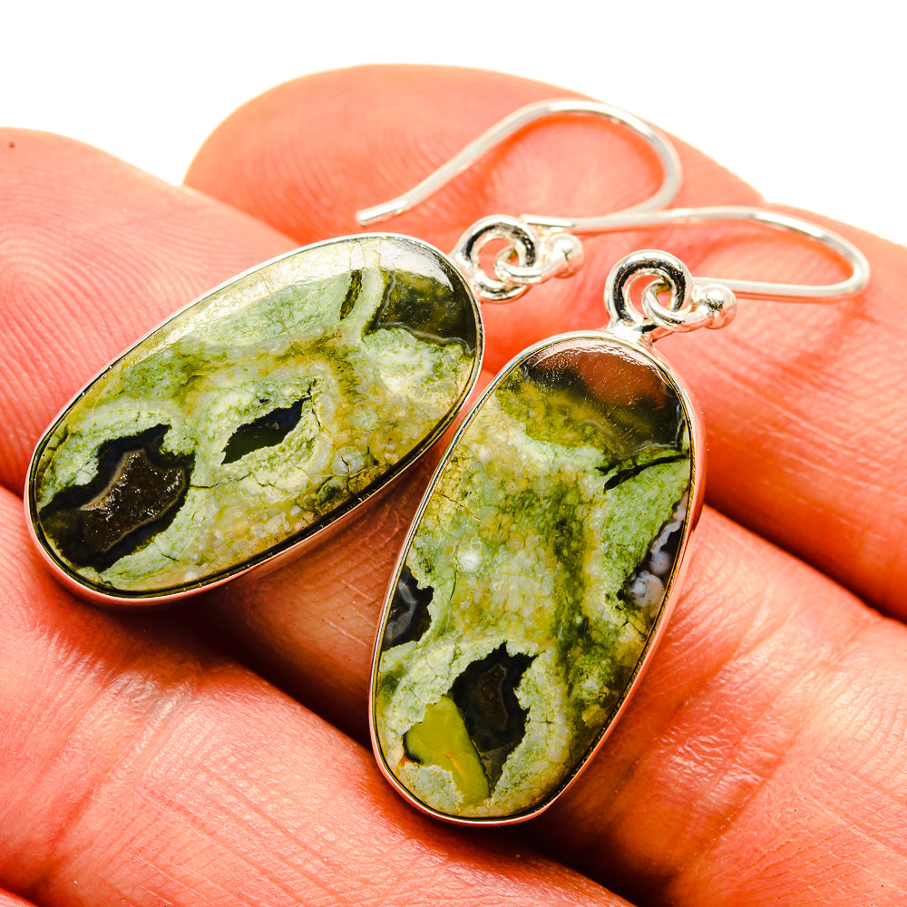 Rainforest Opal Earrings handcrafted by Anasilvercos - EARR413695