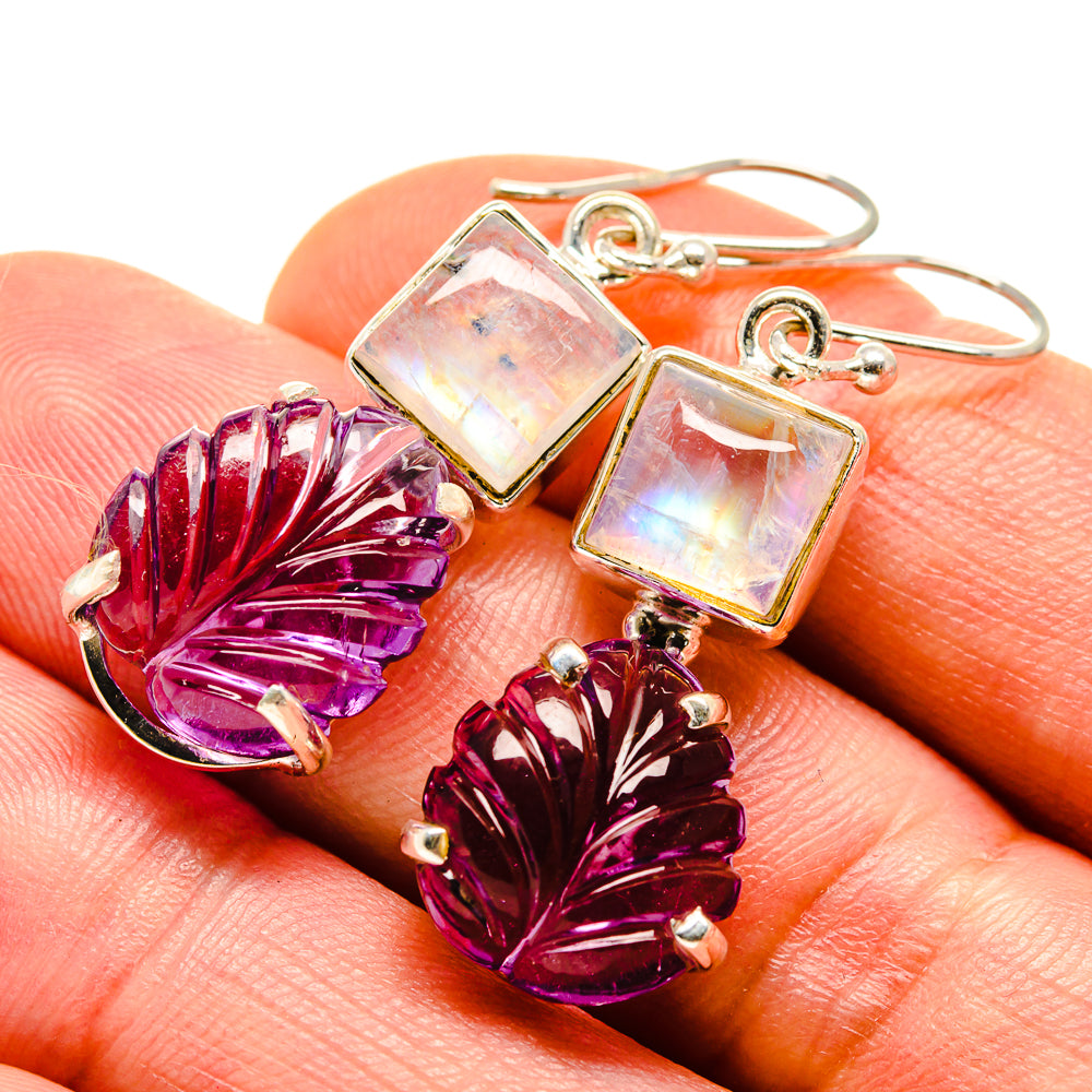 Amethyst Earrings handcrafted by Anasilvercos - EARR413713