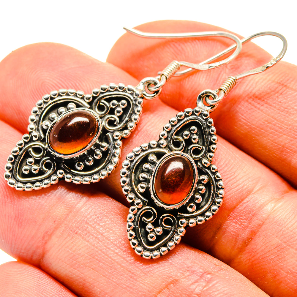 Citrine Earrings handcrafted by Anasilvercos - EARR413760