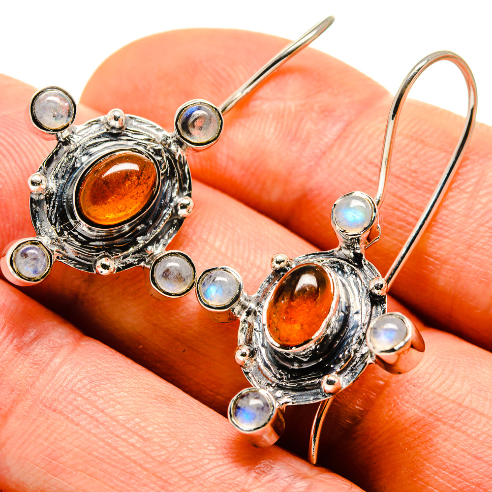 Carnelian Earrings handcrafted by Anasilvercos - EARR413779