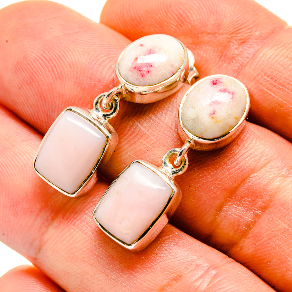 Thulite Earrings handcrafted by Anasilvercos - EARR413808