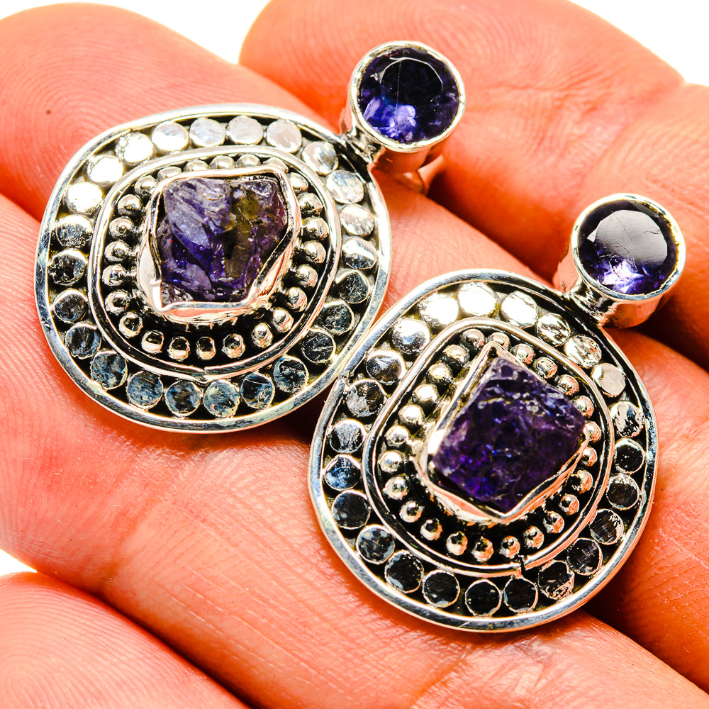 Tanzanite Earrings handcrafted by Anasilvercos - EARR413817