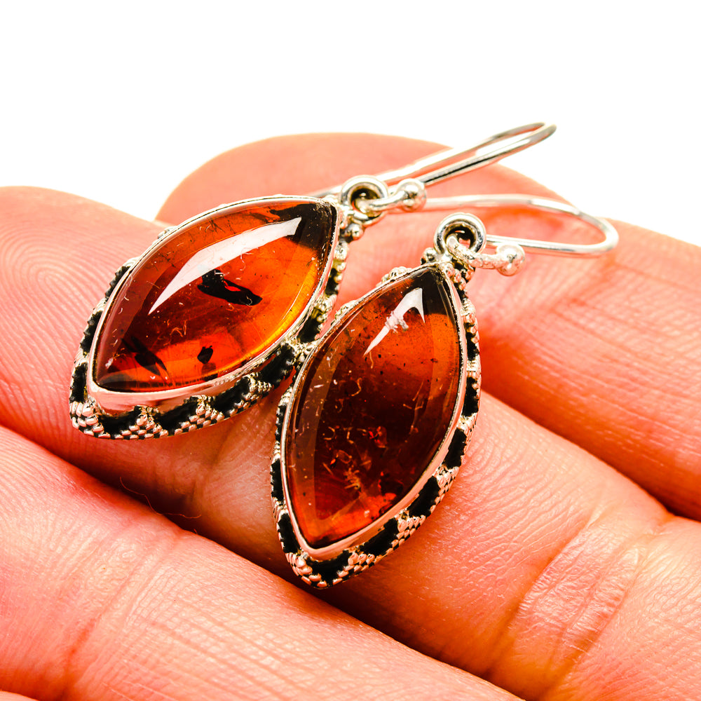 Baltic Amber Earrings handcrafted by Anasilvercos - EARR413840
