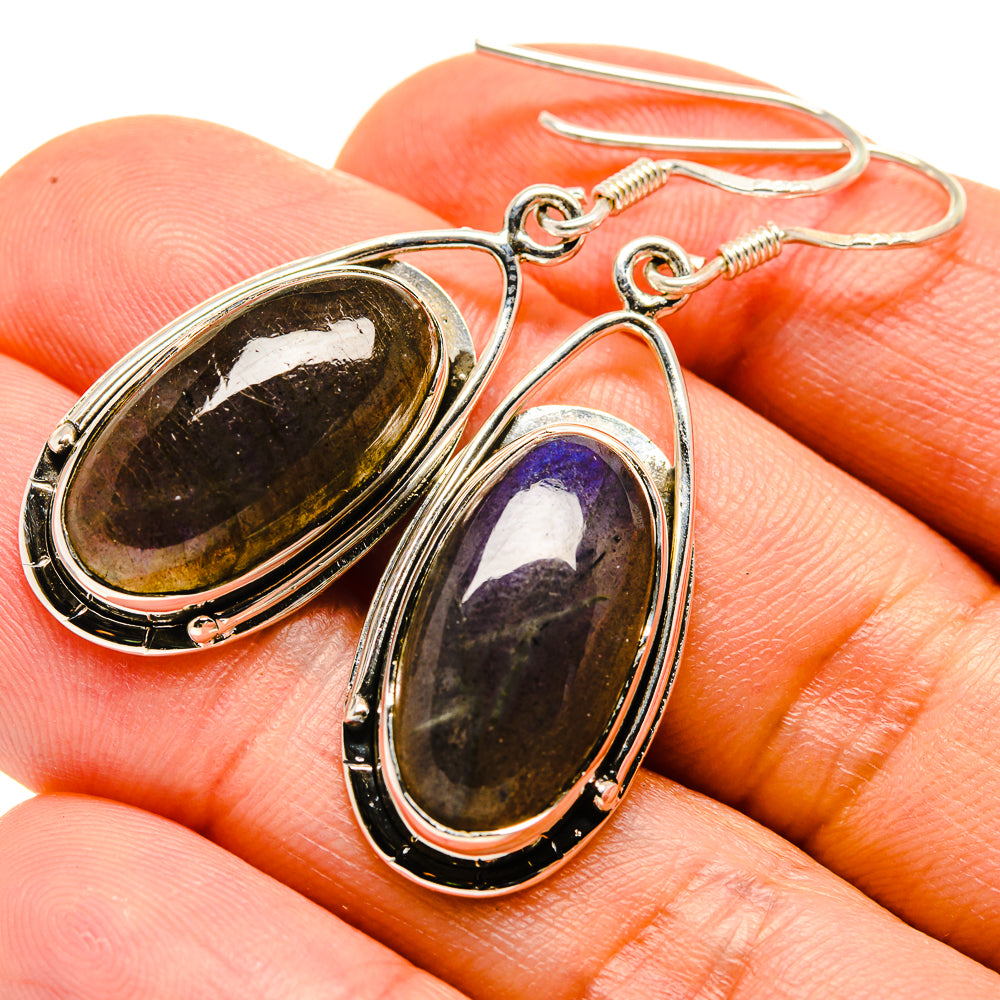 Labradorite Earrings handcrafted by Anasilvercos - EARR413842