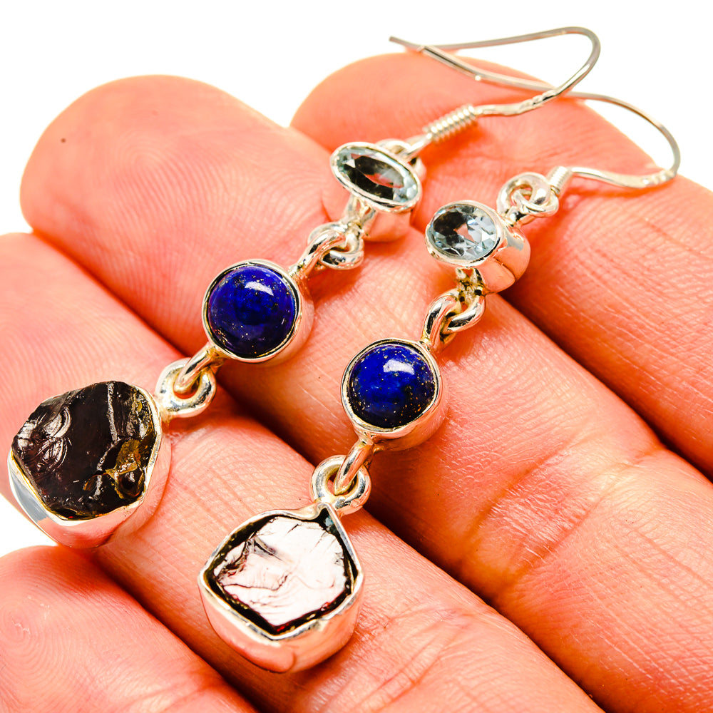 Garnet Earrings handcrafted by Anasilvercos - EARR413877