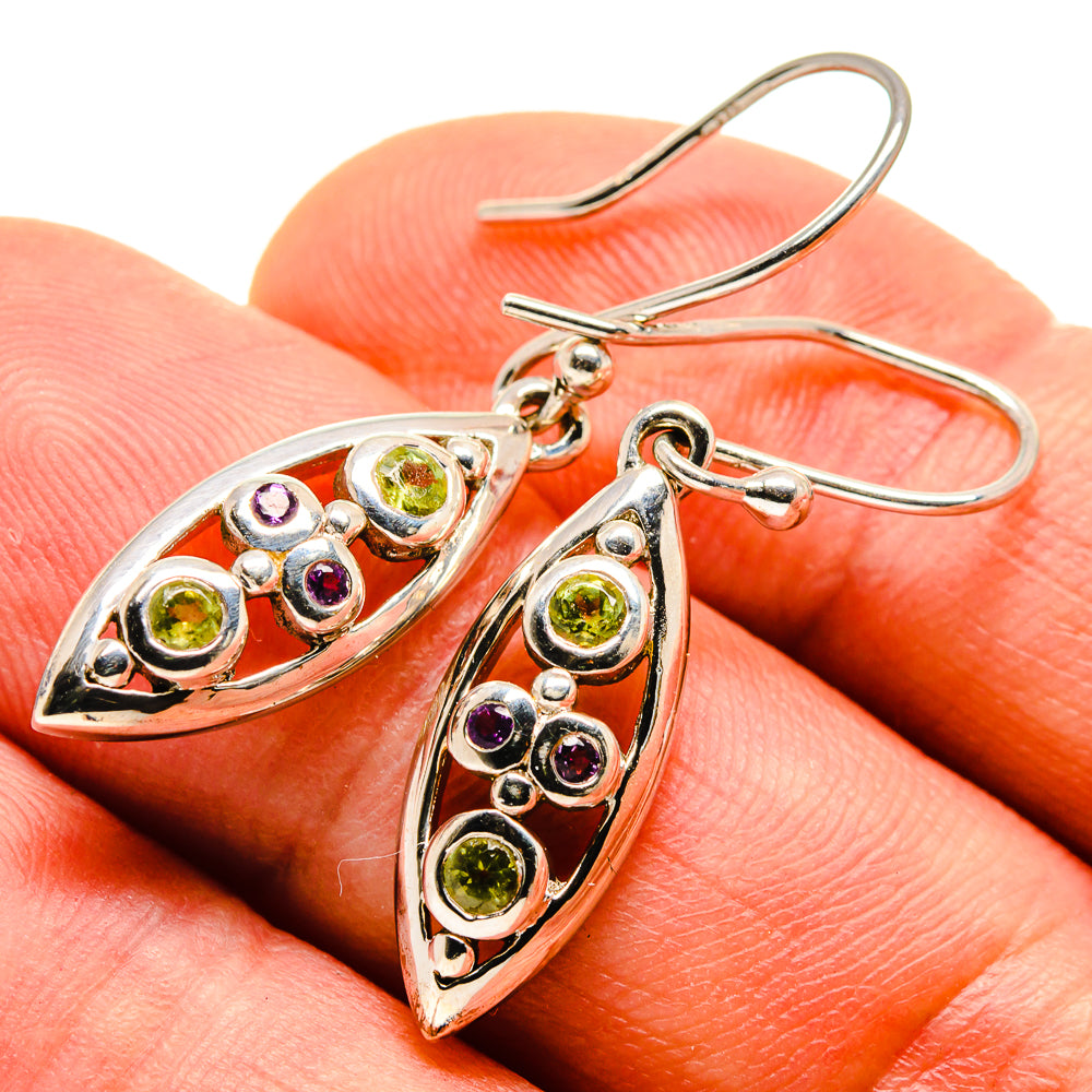 Peridot Earrings handcrafted by Anasilvercos - EARR413906