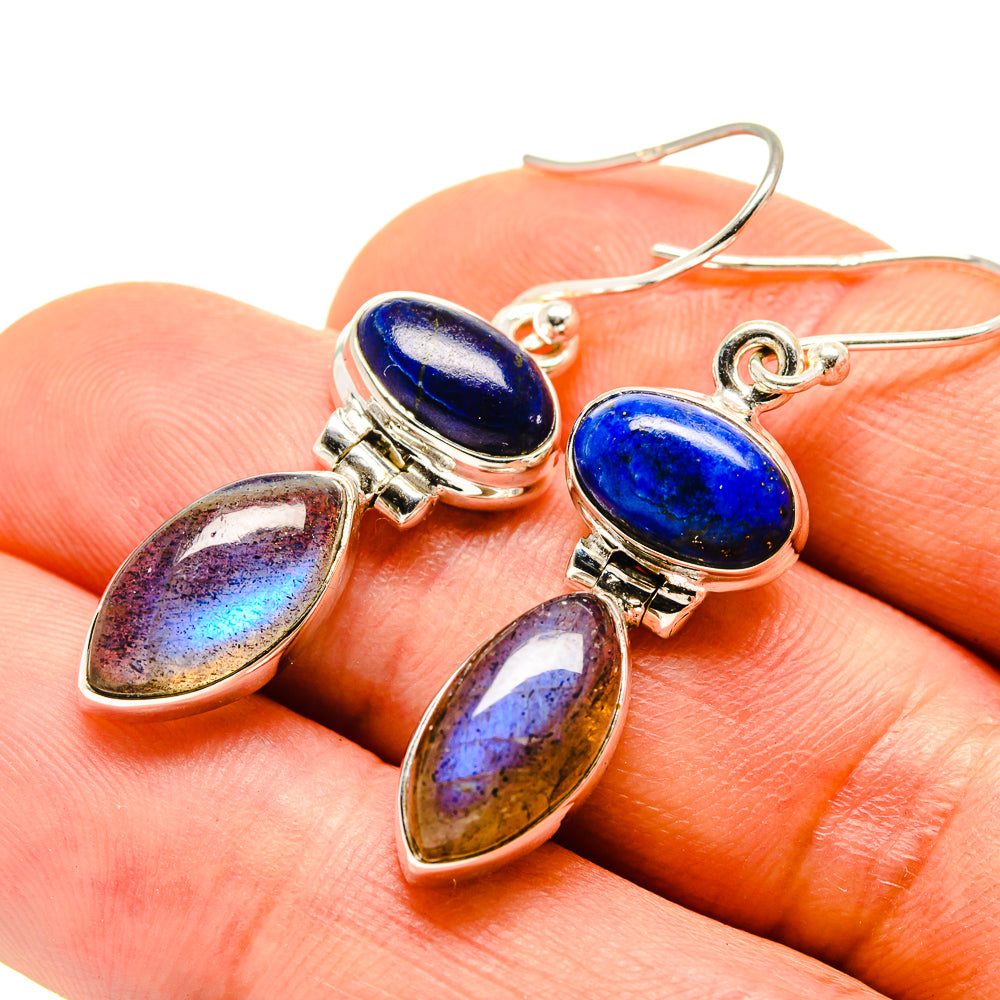 Labradorite Earrings handcrafted by Anasilvercos - EARR413924