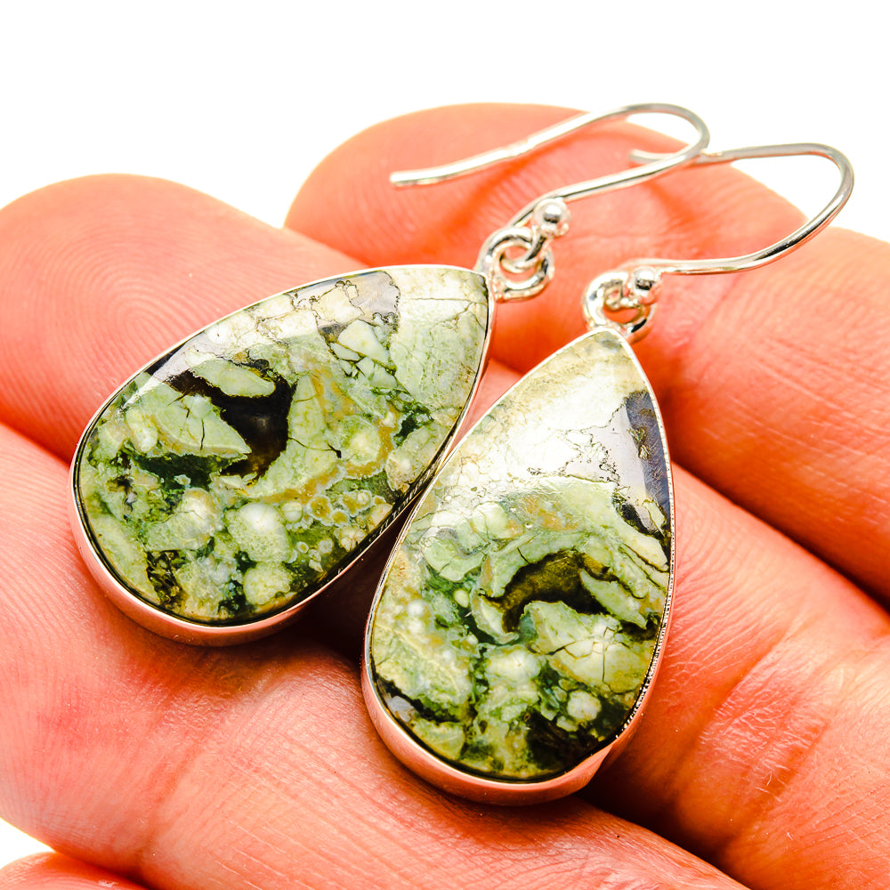 Rainforest Opal Earrings handcrafted by Anasilvercos - EARR413927